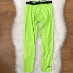 Old Navy Active Base Layer Running Tights Green S